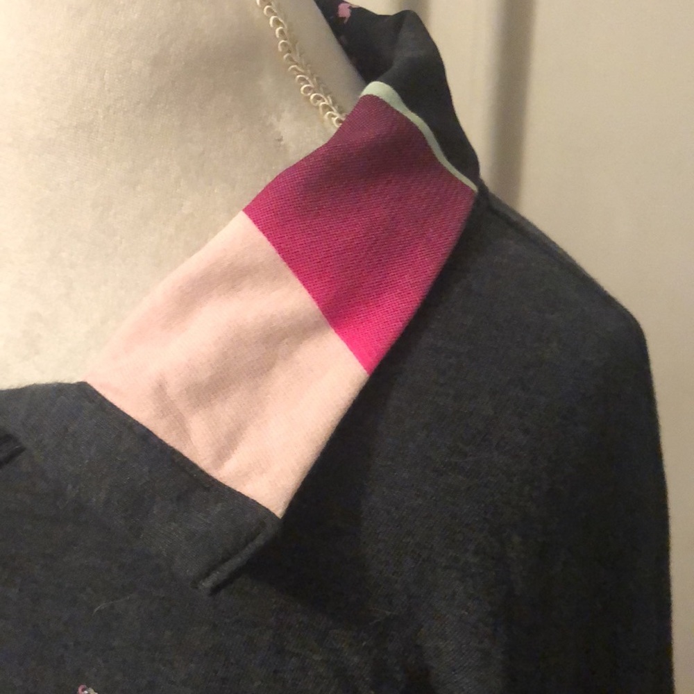 Pink Victoria’s Secret pullover sweatshirt with buttons and sequins - Picture 4 of 9